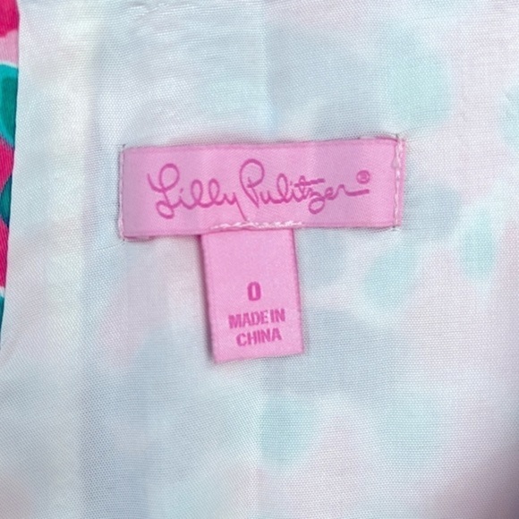 LILLY PULITZER TATE CAMEO WHITE SWEET NOTHING SEQUIN FLORAL MINI SKIRT‎ 0 EUC - Picture 10 of 12